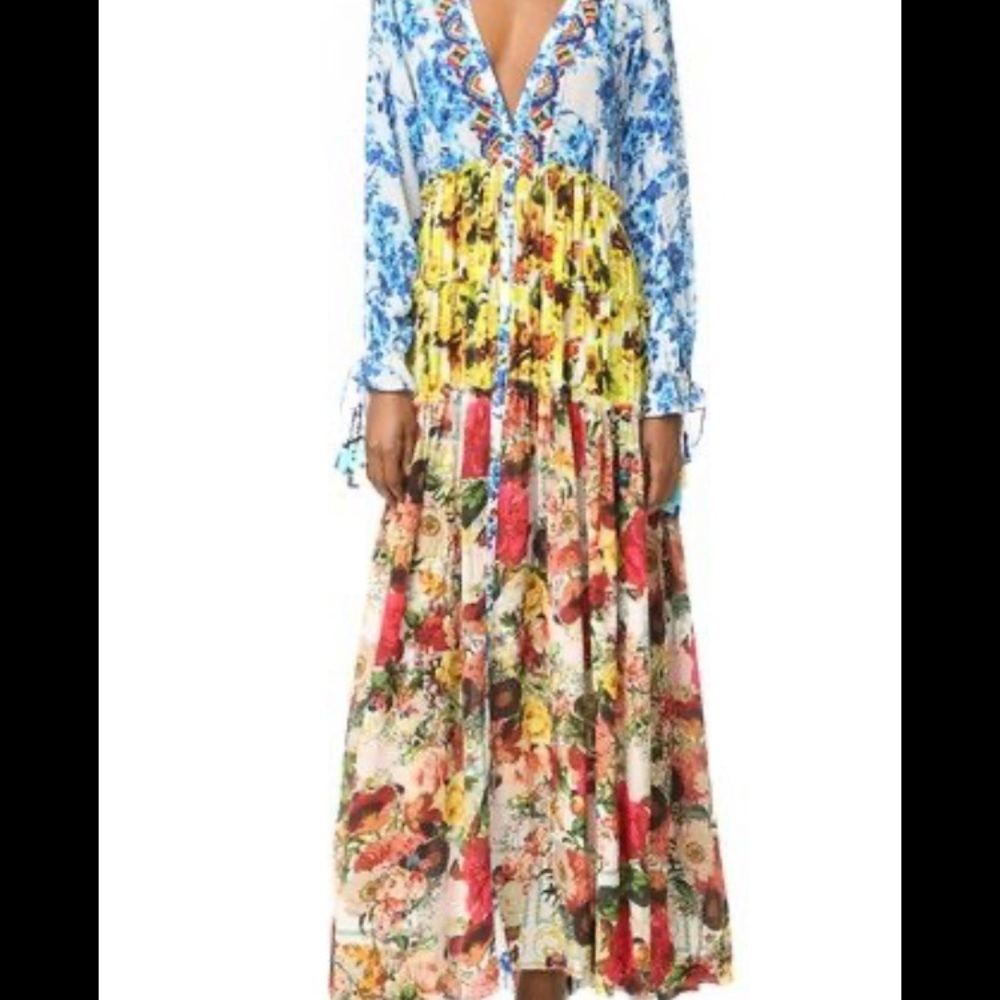 Rococo Sand mixed florals maxi dress